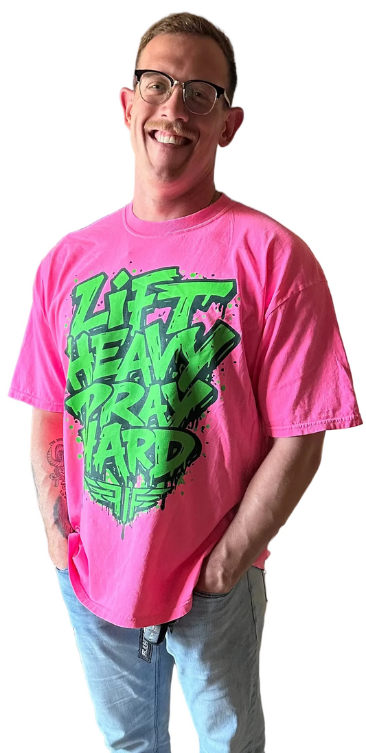 Lift Heavy Pray Hard Tee