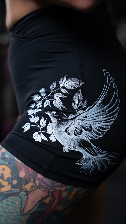 After The Rain - Dove Biker Shorts