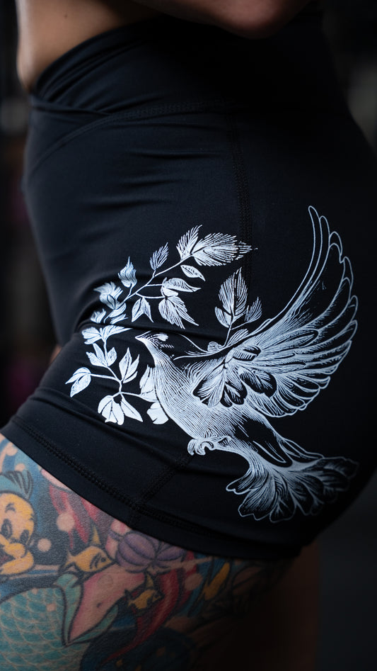 After The Rain - Dove Biker Shorts
